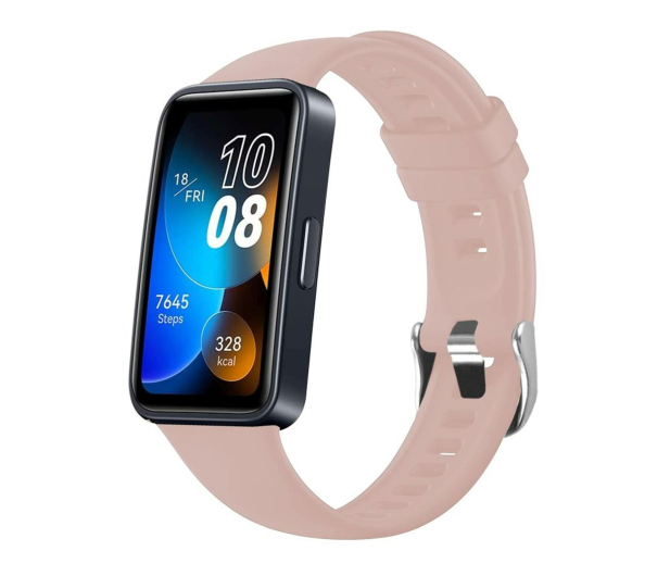 FIXED Silicone Strap do Huawei Band 8/9/10 pink - 1341088 - zdjęcie